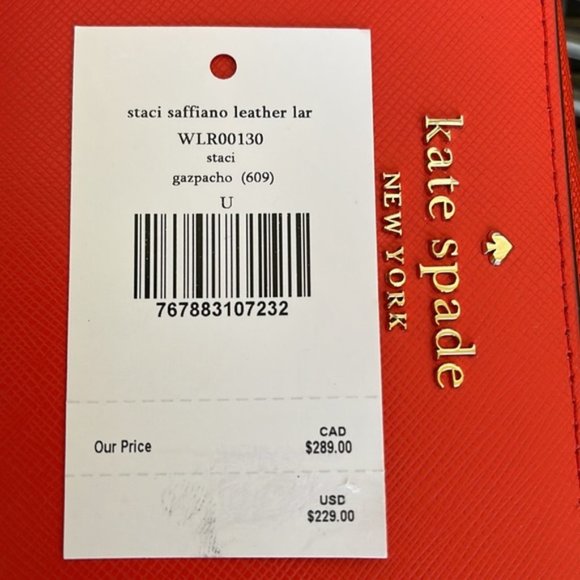 Kate Spade Staci Large Continental Wallet Gazpacho - Picture 10 of 15